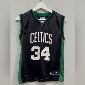 Reebok Paul Pierce Celtics Jersey Black and Green - Size: M (10-12)